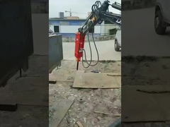 YTB45 शीर्ष प्रकार / त्रिकोण हाइड्रोलिक ब्रेकर 45 चिसेल, सूट 1.2-3.0 टन