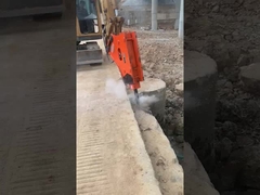 YTB75 शीर्ष प्रकार / त्रिकोण हाइड्रोलिक ब्रेकर75 चिसेल, सूट 6-8 टन