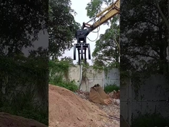 गुआंगलिन पत्थर / लकड़ी Grabber के साथ खुदाई मशीन