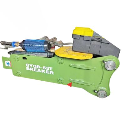 QYGB53 हाइड्रोलिक ब्रेकर हैमर टॉप टाइप 53MM चिसेल 3-5 टन खुदाई के लिए